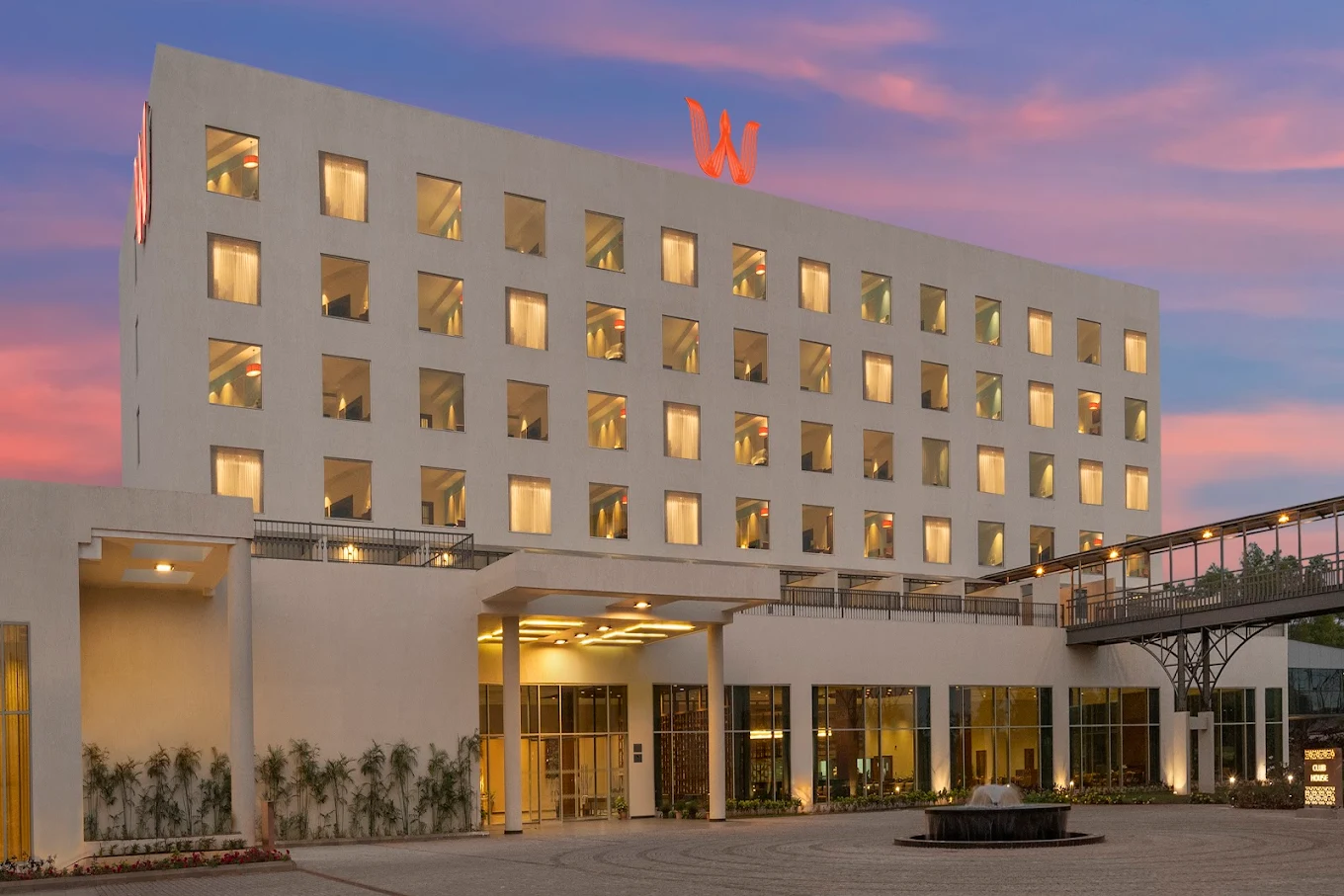 Grand Meridian luxury hotel Jaipur - 250 room hotel MEP BMS SCADA fire alarm ELV project by Hycone Projects